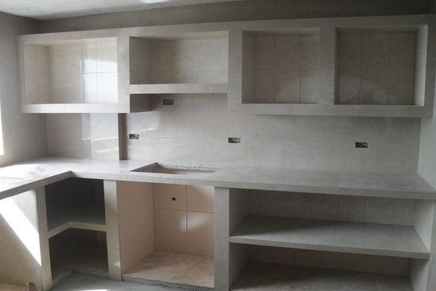 Cómo hacer una barra de cocina de concreto? - Materiales para construcción