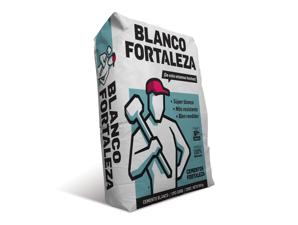 Venta de Bulto de Cemento Blanco Fortaleza de 25 kg y 50 kg