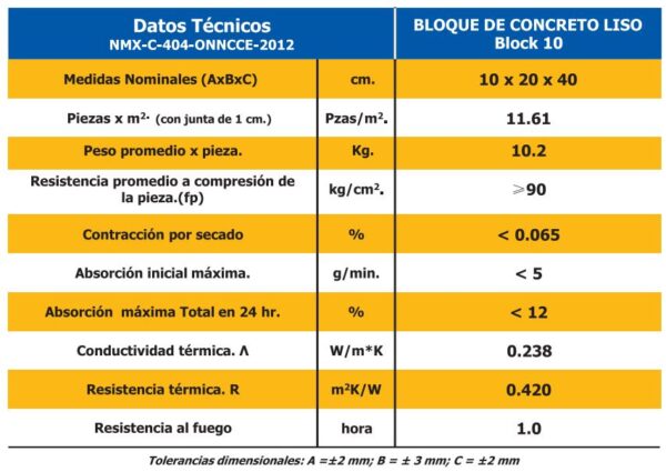 Block Hueco Intermedio | Materiales para construcción