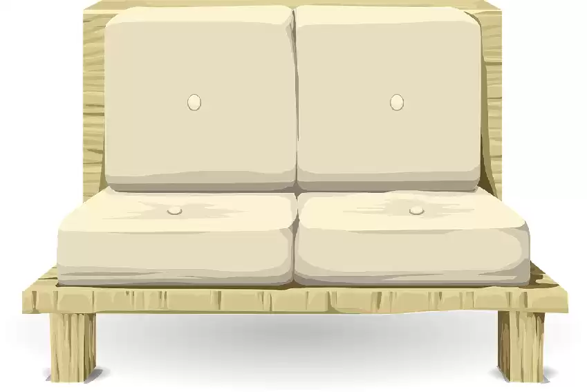 sofa con tarimas de madera